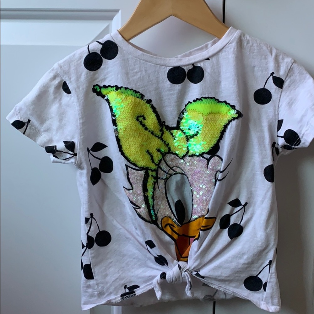 Zara X Disney Daisy cropped tee